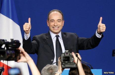 Jean-Francois Cope at a political rally in Paris, 16 November 2012