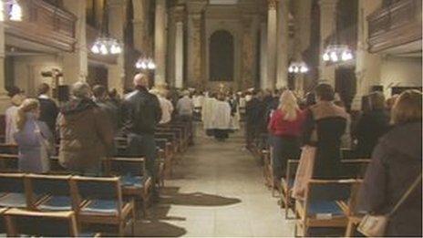 Service at Birmingham Cathedral