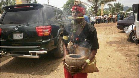 Traditional doctor in Cameroon