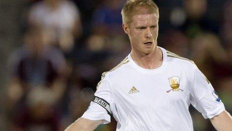 Swansea defender Alan Tate