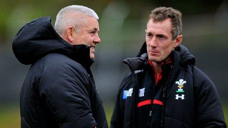 Warren Gatland and Rob Howley