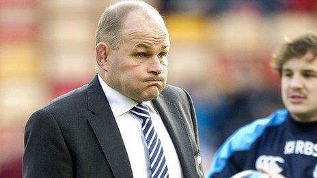 Scotland head coach Andy Robinson