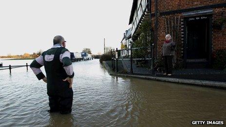 Flooding in Tewkesbury