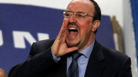 Chelsea manager Rafael Benitez