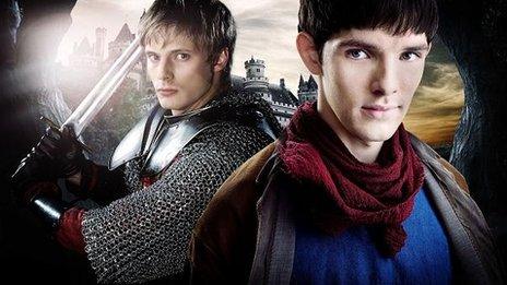 King Arthur and Merlin