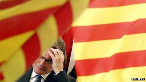 CiU leader Artur Mas (25 Nov)