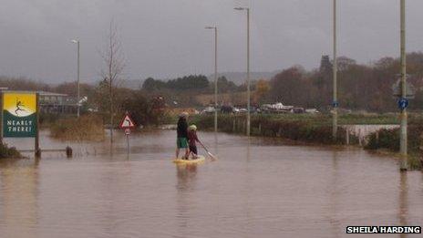 Flooding Topsham