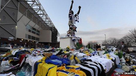 Tributes at Leeds United