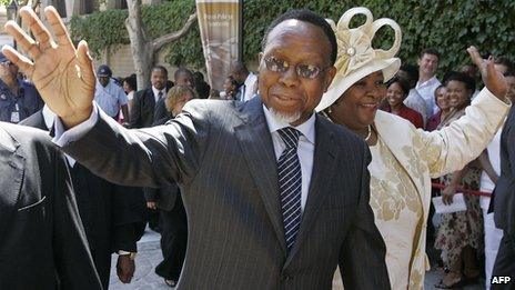 South Africa's Deputy President Kgalema Motlanthe in Cape Town (6 February 2009)