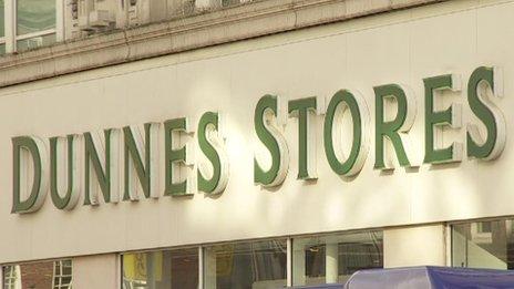 Dunnes Stores sign