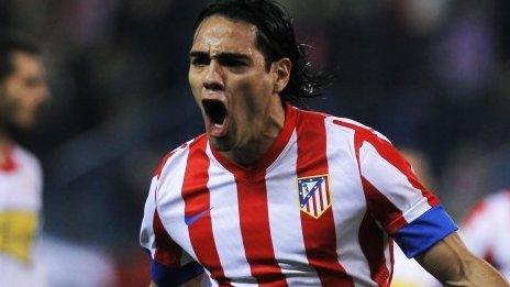 Atletico Madrid striker Radamel Falcao