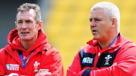 Rob Howley and Warren Gatland