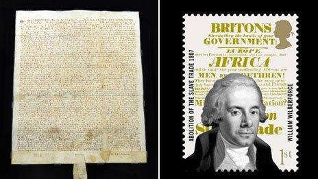 Magna Carta, Wilberforce stamp