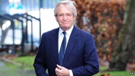 William Roache at Bill Tarmey's funeral