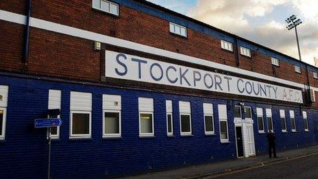 Edgeley Park, home of Stockport County