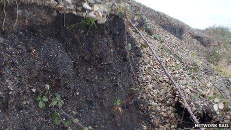 Landslip at Westerleigh