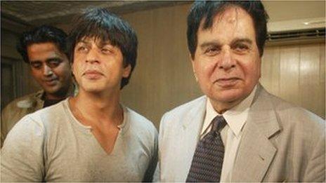 SRK and Dilip Kumar