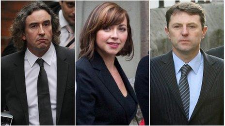 From left: Steve Coogan (Pic: Getty Images) Charlotte Church (Pic: Reuters) Gerry McCann (Pic: Getty Images)