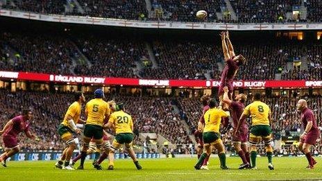 England v Australia at Twickenham