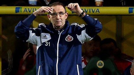 Sunderland manager Martin O'Neill