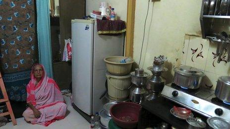 Habiba Ismail Khan at home