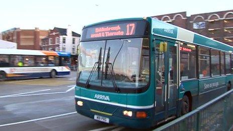 Arriva North East bus