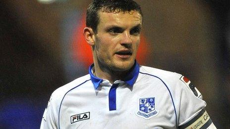 Tranmere Rovers captain James Wallace