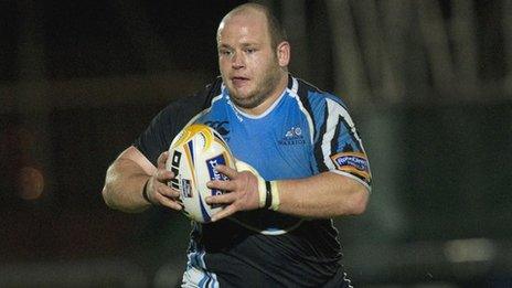 Glasgow Warriors prop Mike Cusack