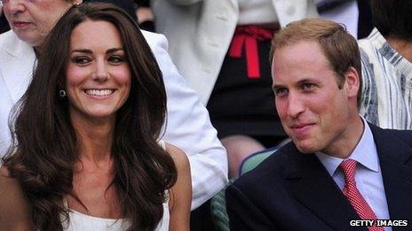 Duke and Duchess of Cambridge on 27 June 2012