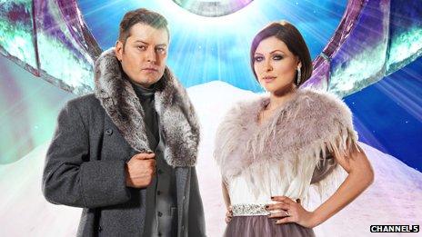Brian Dowling and Emma Willis
