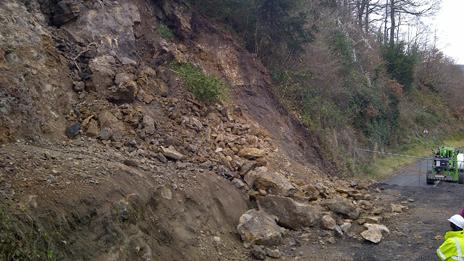 Jiggers Bank landslide