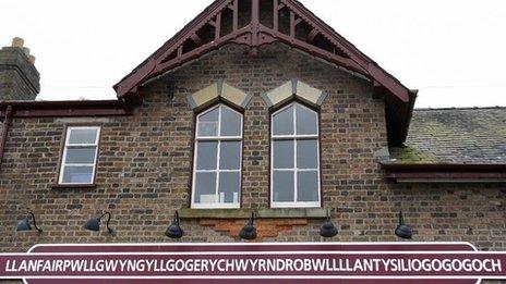 Llanfairpwllgwyngyllgogerychwyrndrobwllllantysiliogogogoch railway station