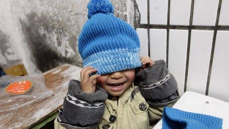 Kindergarten for migrant workers in Beijing, November 2012