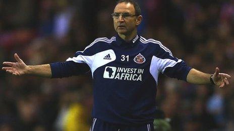 Sunderland manager Martin O'Neill