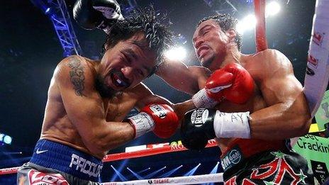 Manny Pacquiao and Juan Manuel Marquez