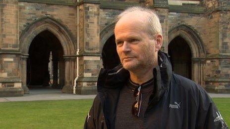 Dave Mackay at Glasgow University