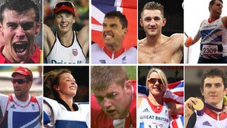 Contenders for BBC Wales Sports Personality 2012