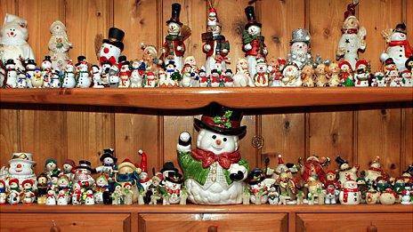 Snowmen from Diana Howes' collection