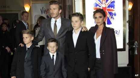 Victoria and David Beckham