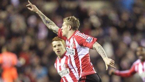 James McClean celebrates scoring