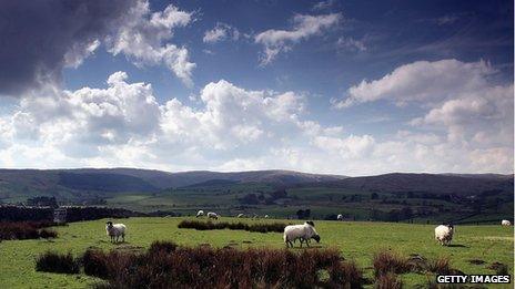 A farm in the Lake District