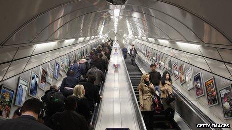 Angel tube station, Islington