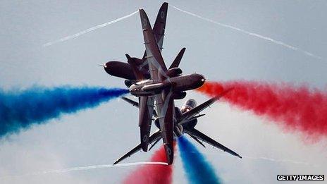 Red Arrows at Chatsworth in 2011