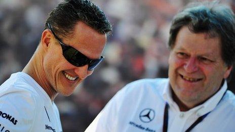 Michael Schumacher & Norbert Haug