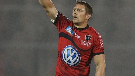 Toulon fly-half Jonny Wilkinson