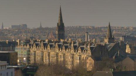 Edinburgh rooftops