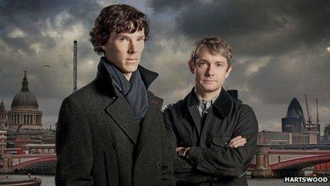 Benedict Cumberbatch and Martin Freeman