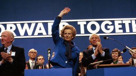 Conservative Party Conference at Brighton in 1980