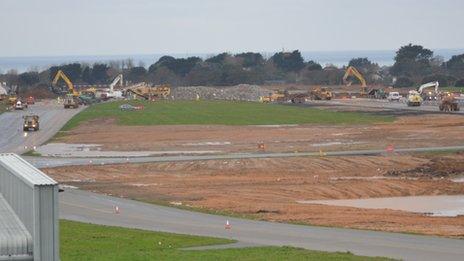 Guernsey Airport works