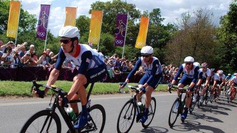 Bradley Wiggins in Surrey